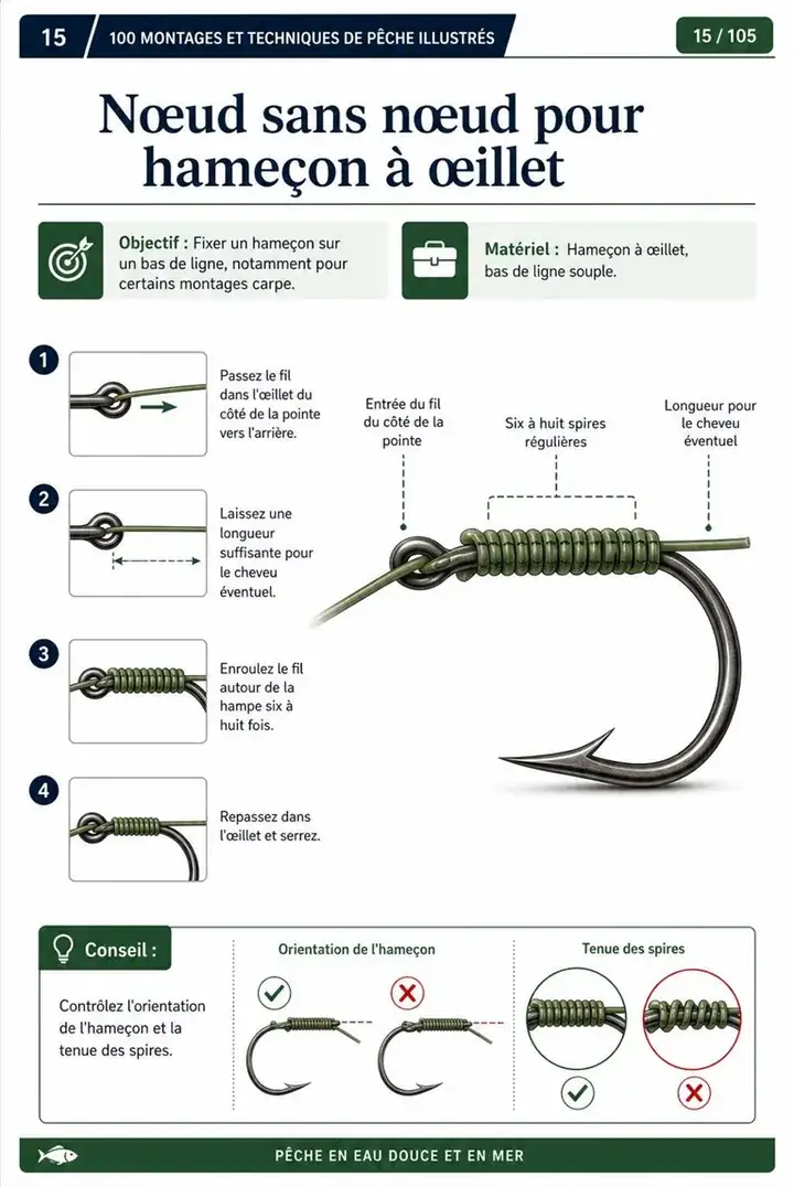 Page du guide de montages de pêche 4